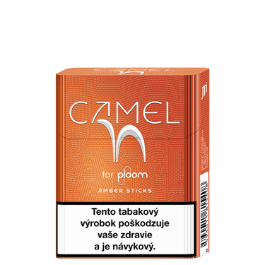 Náplne Camel Amber pre Ploom - pohľad z prednej a pravej strany