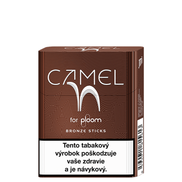 Náplne Camel Bronze pre Ploom - pohľad z prednej a pravej strany
