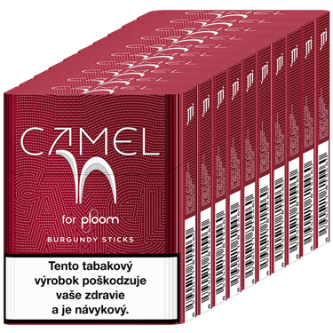Náplne Camel Burgundy pre Ploom X zariadenie - 10 krabičiek