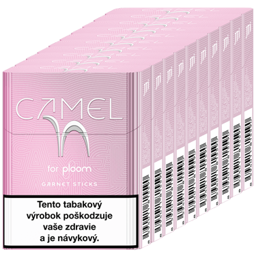 Náplne Camel Garnet pre Ploom X zariadenie - 10 krabičiek