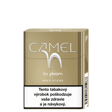 Náplne Camel Gold pre Ploom - pohľad z prednej a pravej strany