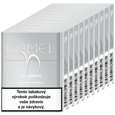 Náplne Camel Silver pre Ploom X zariadenie - 10 krabičiek