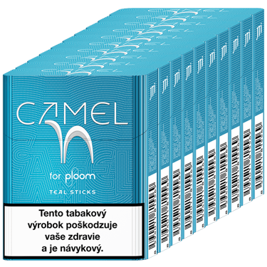 Náplne Camel Teal pre Ploom X zariadenie - 10 krabičiek