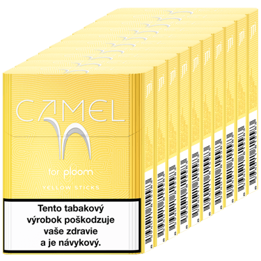 Náplne Camel Yellow pre Ploom X zariadenie - 10 krabičiek