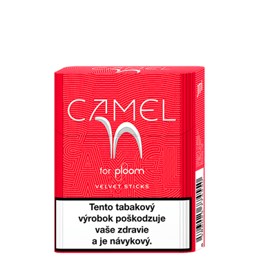 Náplne Camel Velvet pre Ploom - pohľad z prednej a pravej strany