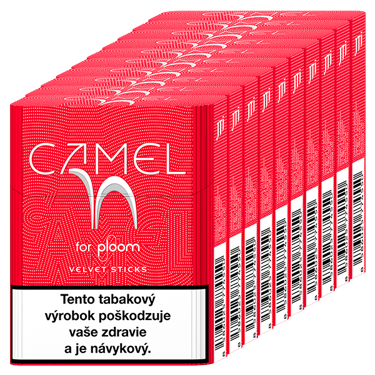 Náplne Camel Velvet pre Ploom - pohľad z prednej a pravej strany