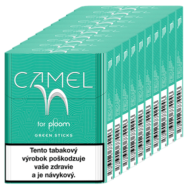 Náplne Camel Green pre Ploom X zariadenie - 10 krabičiek