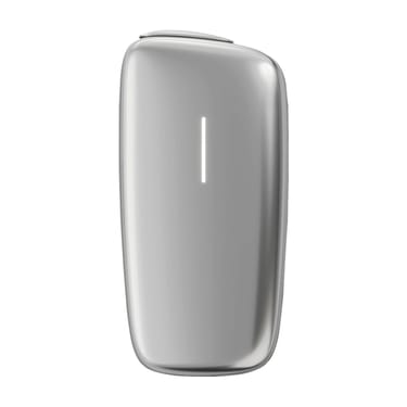 Ploom X Advanced Silver zariadenie - pohľad z prednej strany
