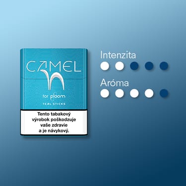 Náplne Camel Teal pre zariadenie Ploom a ich vlastnosti