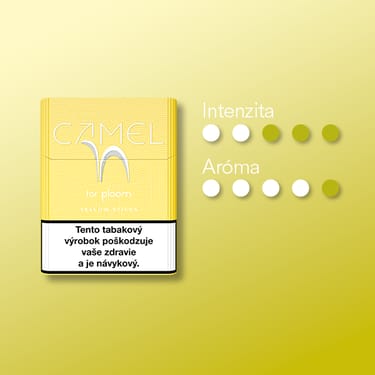 Náplne Camel Yellow pre zariadenie Ploom X Advanced a ich vlastnosti
