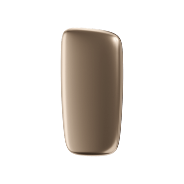 Ploom X Advanced predný kryt Gold - pohľad z prednej strany