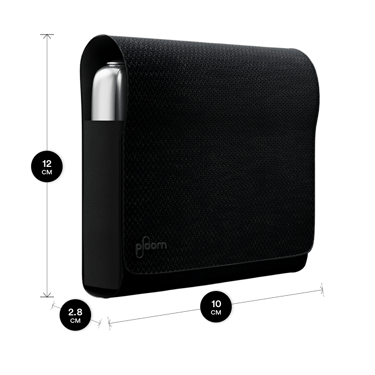 Ploom X Advanced kompaktné cestovné puzdro black, rozmery