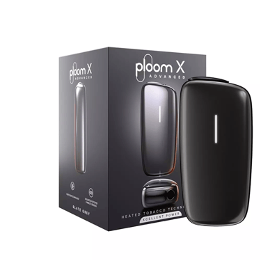 Ploom X Advanced Slate Grey pohľad z ľavej strany na balenie 