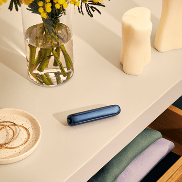 Ploom AURA predný kryt Navy Blue Patterned