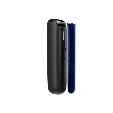 Ploom AURA predný kryt Navy Blue Patterned