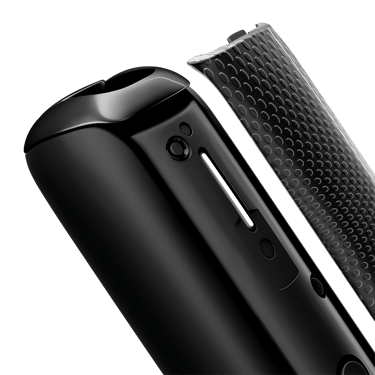 Ploom AURA predný kryt Jet Black Patterned