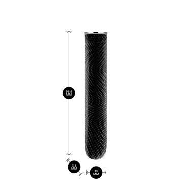 Ploom AURA predný kryt Jet Black Patterned