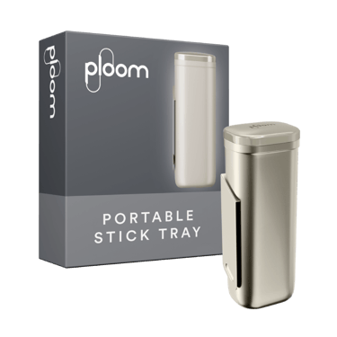 Prenosná dóza na náplne Ploom X Gold a jej obal