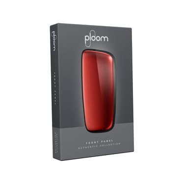 Ploom X Advanced predný kryt Lava Red obal - pohľad z prednej strany