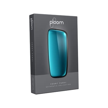 Ploom X Advanced predný kryt Ocean Blue obal - pohľad z prednej strany