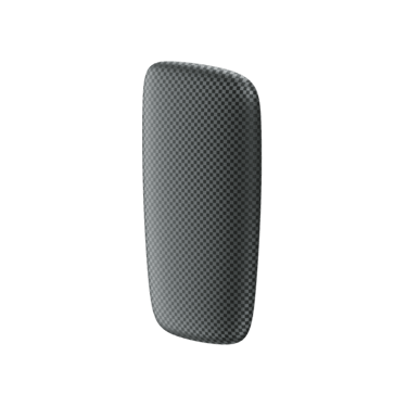 Ploom X predný kryt Squared Slate Grey - pohľad z prednej a z pravej strany