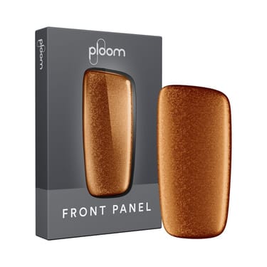 Ploom X Advanced predný kryt Nutshell Shimmer obal - pohľad z prednej strany