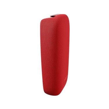 Ploom X Advanced textilný zadný kryt Special Edition Red, extra záber z uhla