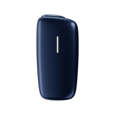 Ploom X Advanced Navy Blue zariadenie - pohľad z prednej strany