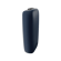 Čierný Ploom X Advanced s Navy Blue koženým zadným krytom - pohľad zozadu na dĺžku so zariadením vo vnútri
