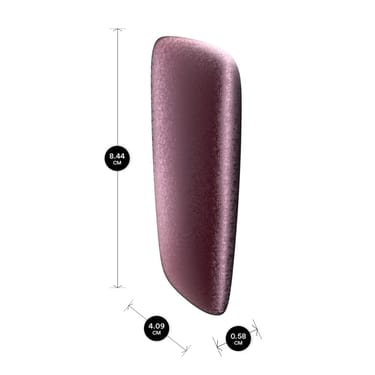 Rozmery predného krytu Rose Shimmer pre zariadenie Ploom X Advanced
