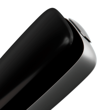 Ploom X Advanced predný kryt Black - detailný záber