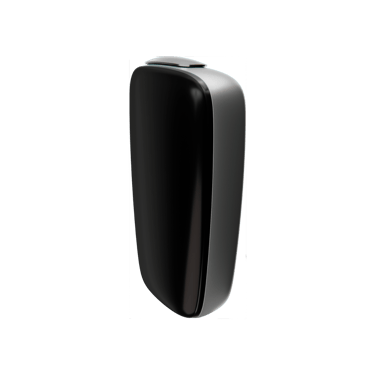 Ploom X Advanced predný kryt Black - bočný pohľad