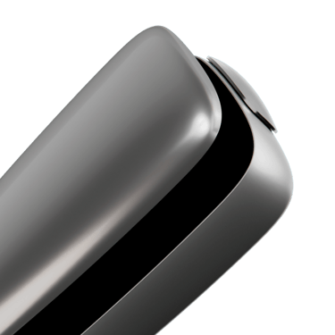 Ploom X Advanced predný kryt Silver - detailný záber