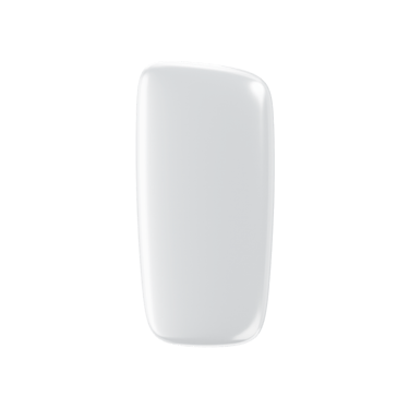 Ploom X Advanced predný kryt Cotton White - pohľad z prednej strany