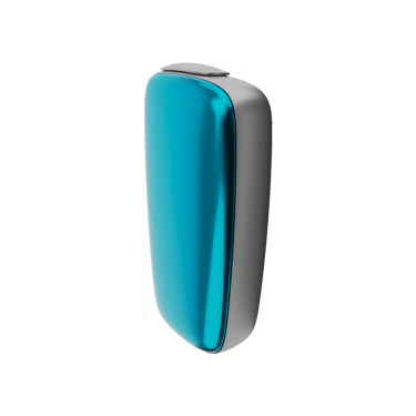 Ploom X Advanced predný kryt Ocean Blue - bočný pohľad