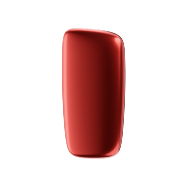 Ploom X Advanced predný kryt Lava Red - pohľad z prednej strany
