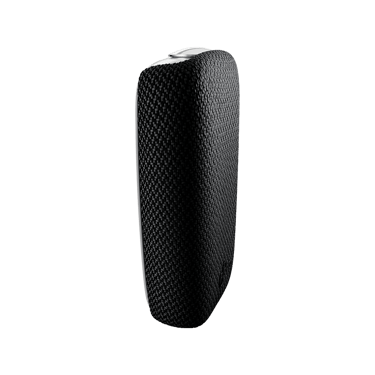 Ploom X čierný textilný zadný kryt Black - pohľad z ľavej strany