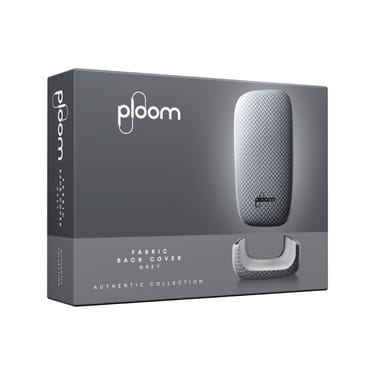 Balenie sivého textilného krytu pre Ploom X Advanced