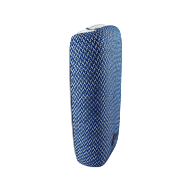 Ploom X modrý textilný zadný kryt Blue - pohľad z ľavej strany