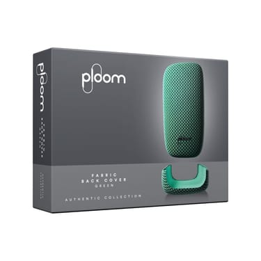 Balenie zeleného textilného krytu pre Ploom X Advanced