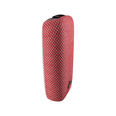 Ploom X červený textilný zadný kryt Red - pohľad z ľavej strany