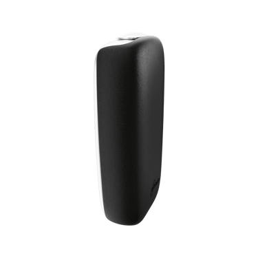 Ploom X Advanced black kožený zadný kryt - pohľad z ľavej strany