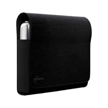 Ploom X Advanced kompaktné cestovné puzdro black, zatvorený pohľad z ľavého uhla
