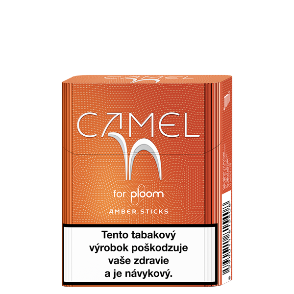 Náplne Camel Amber pre Ploom - pohľad z prednej a pravej strany