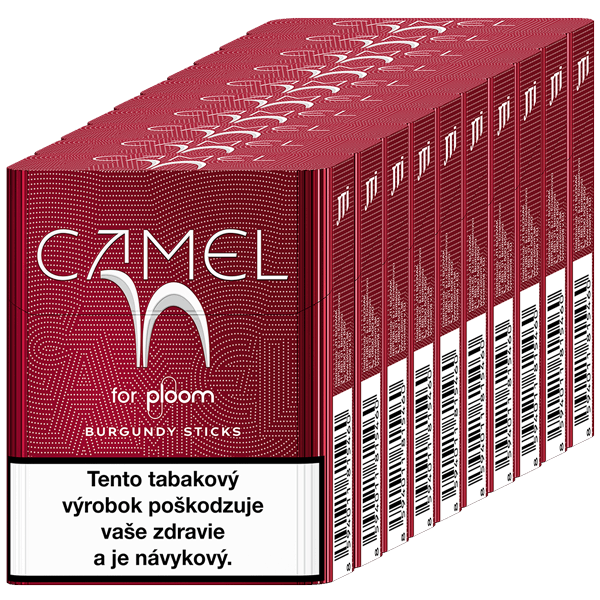 Náplne Camel Burgundy pre Ploom X zariadenie - 10 krabičiek