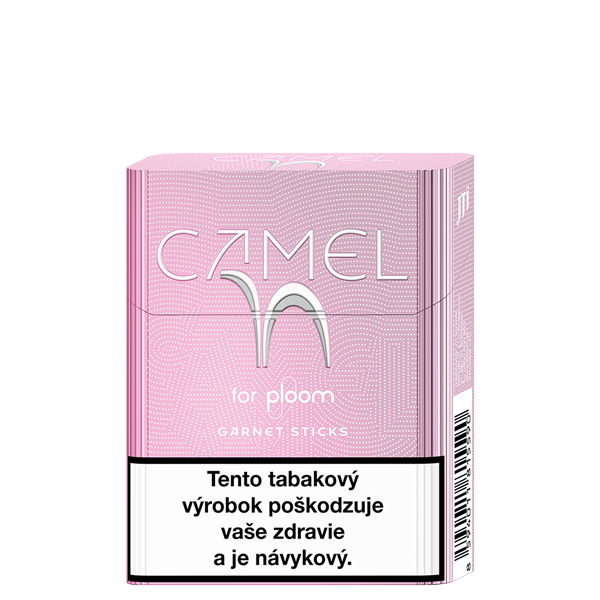 Náplne Camel Garnet pre Ploom - pohľad z prednej a pravej strany