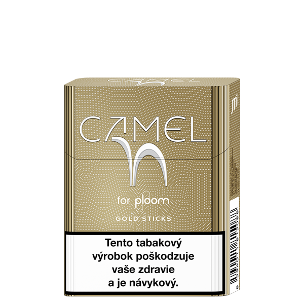 Náplne Camel Gold pre Ploom - pohľad z prednej a pravej strany