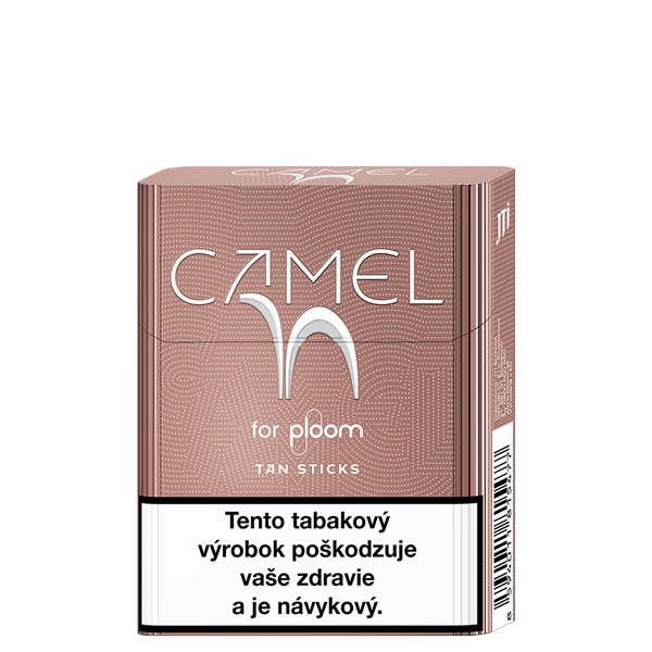 Náplne Camel Tan pre Ploom - pohľad z prednej a pravej strany