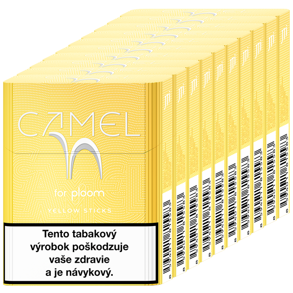 Náplne Camel Yellow pre Ploom X zariadenie - 10 krabičiek
