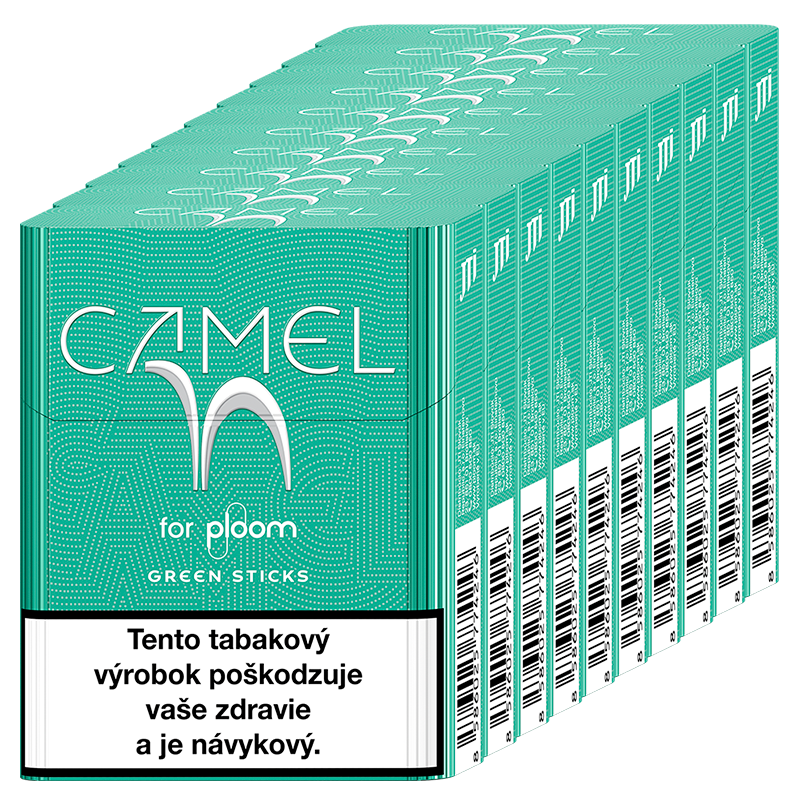 Náplne Camel Green pre Ploom X zariadenie - 10 krabičiek